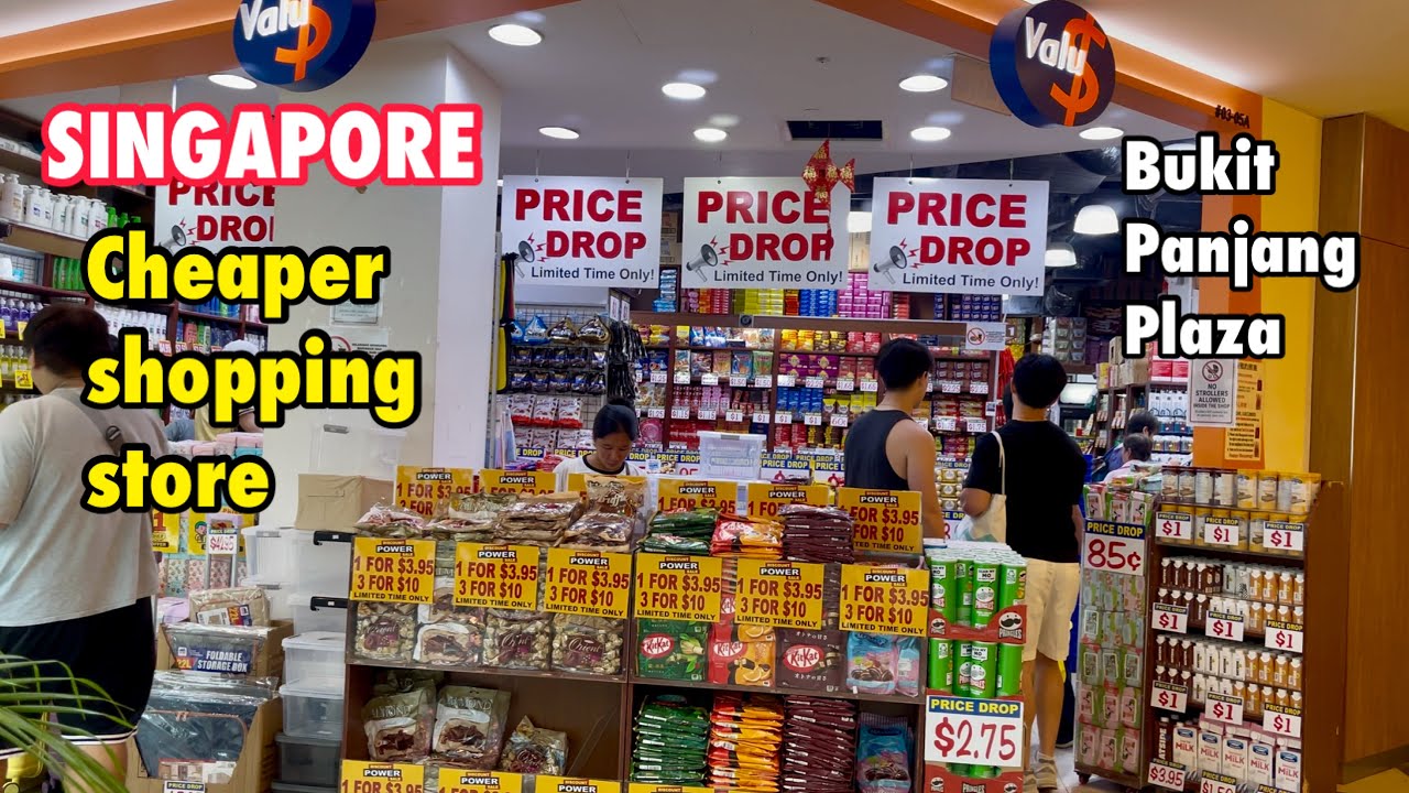 VALUE DOLLAR STORE IN SINGAPORE IS CHEAPER THAN EVER @BUKIT PANJANG PLAZA | LOOK AROUND THE MALL 4k