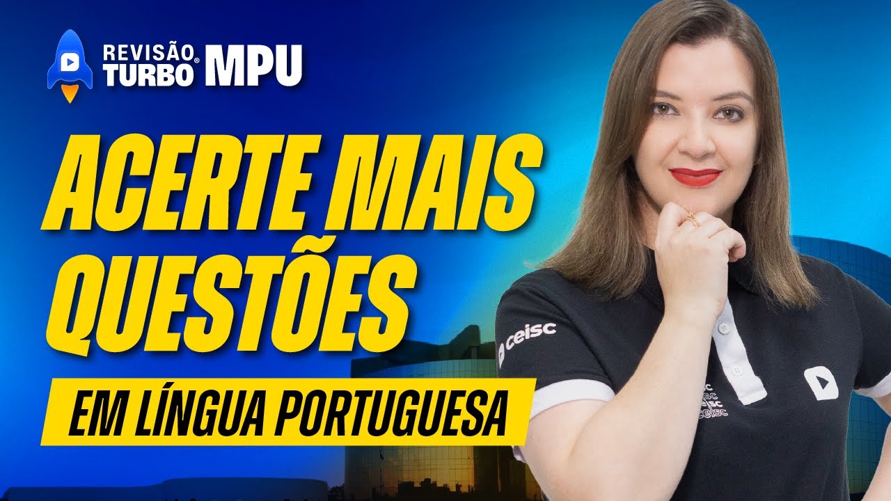 Concurso MPU - Técnico | Domine Português | Revisão Turbo 🚀