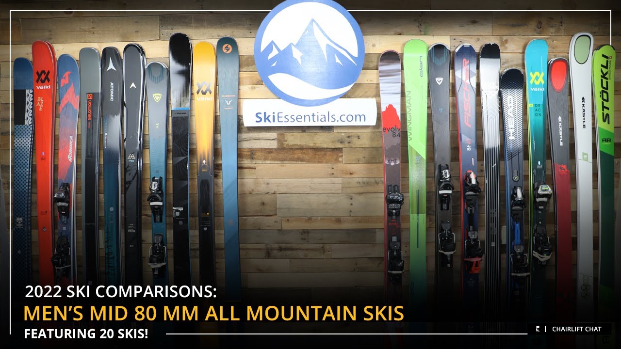 2022 Men's Mid-80 mm All-Mountain Ski Comparison with SkiEssentials.com