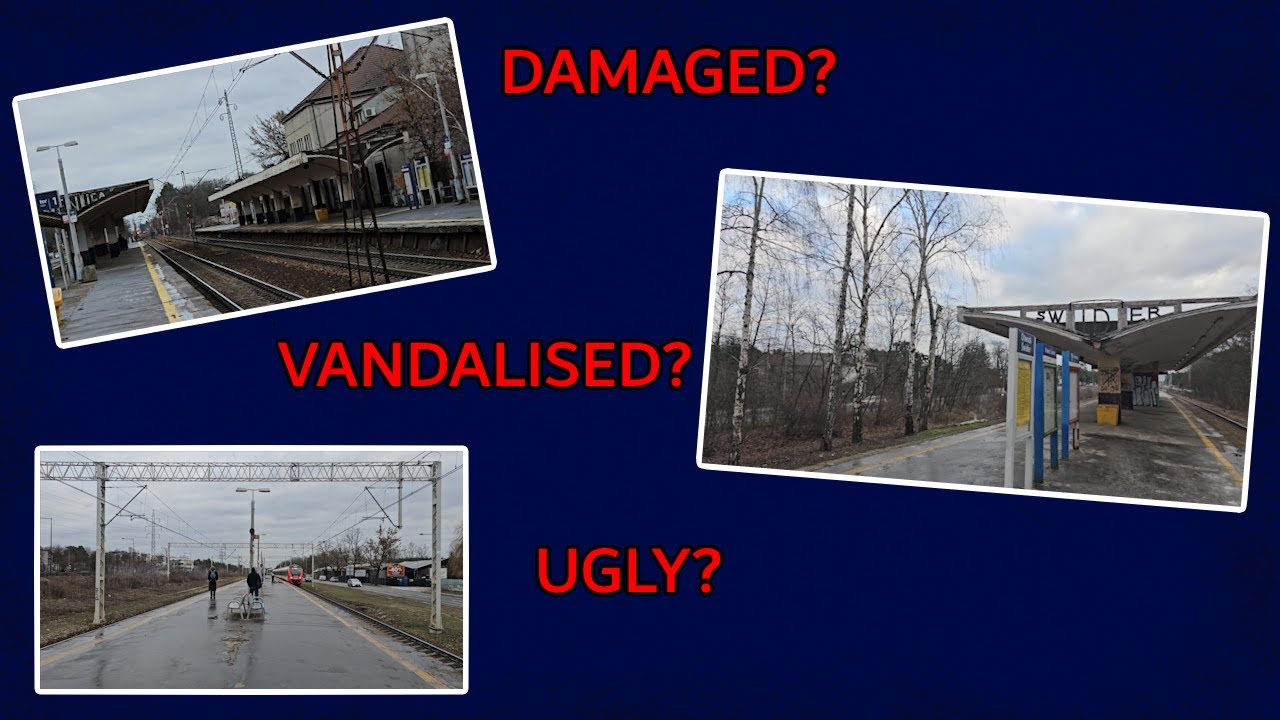 What does Railway Line 7 in Warsaw look like before renovation?