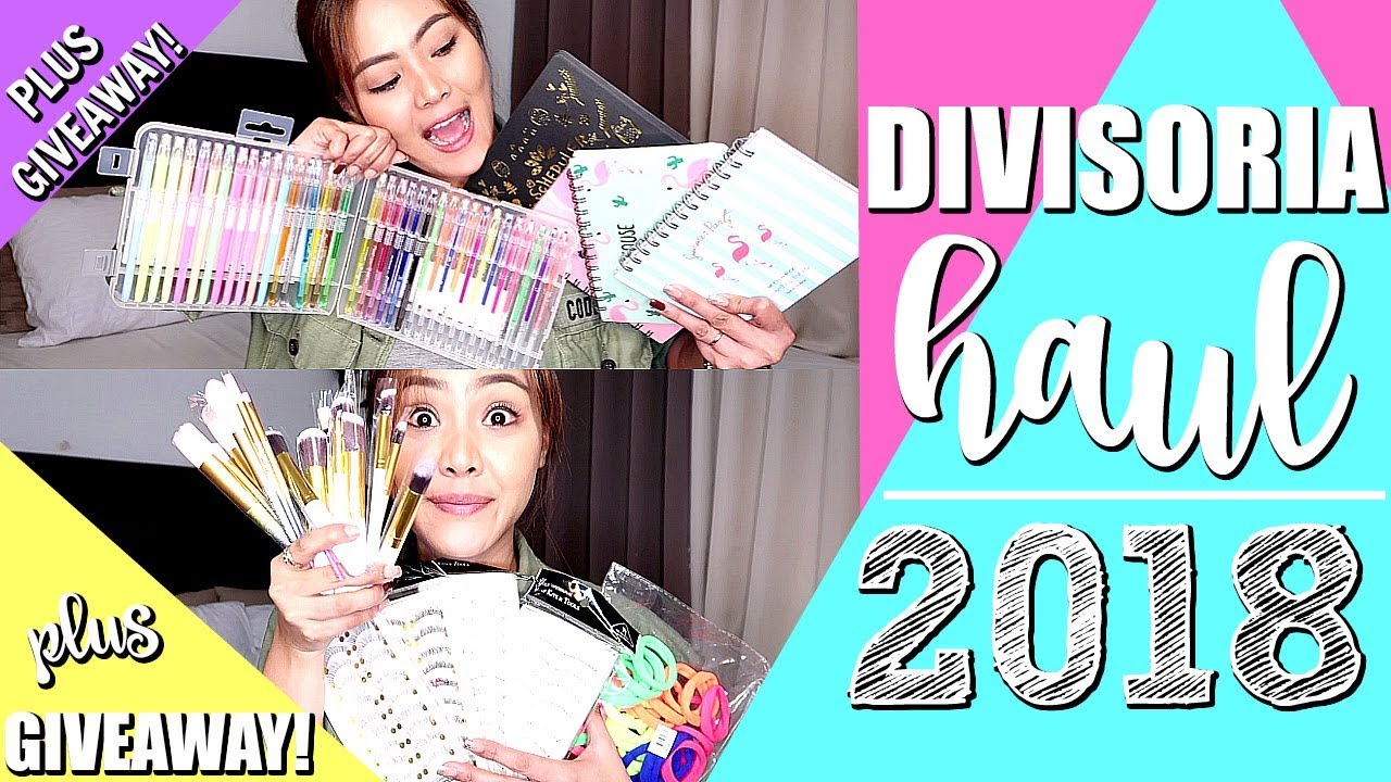 DIVISORIA HAUL 2018 + GIVEAWAY (CLOSED) (Madami dami to!!!)