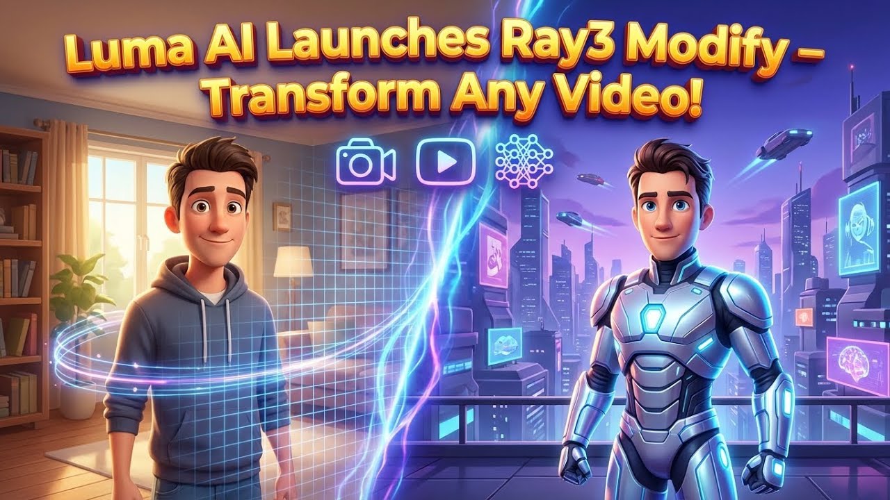 Luma AI Launches Ray3 Modify &ndash; Transform Any Video | From Start to Finish