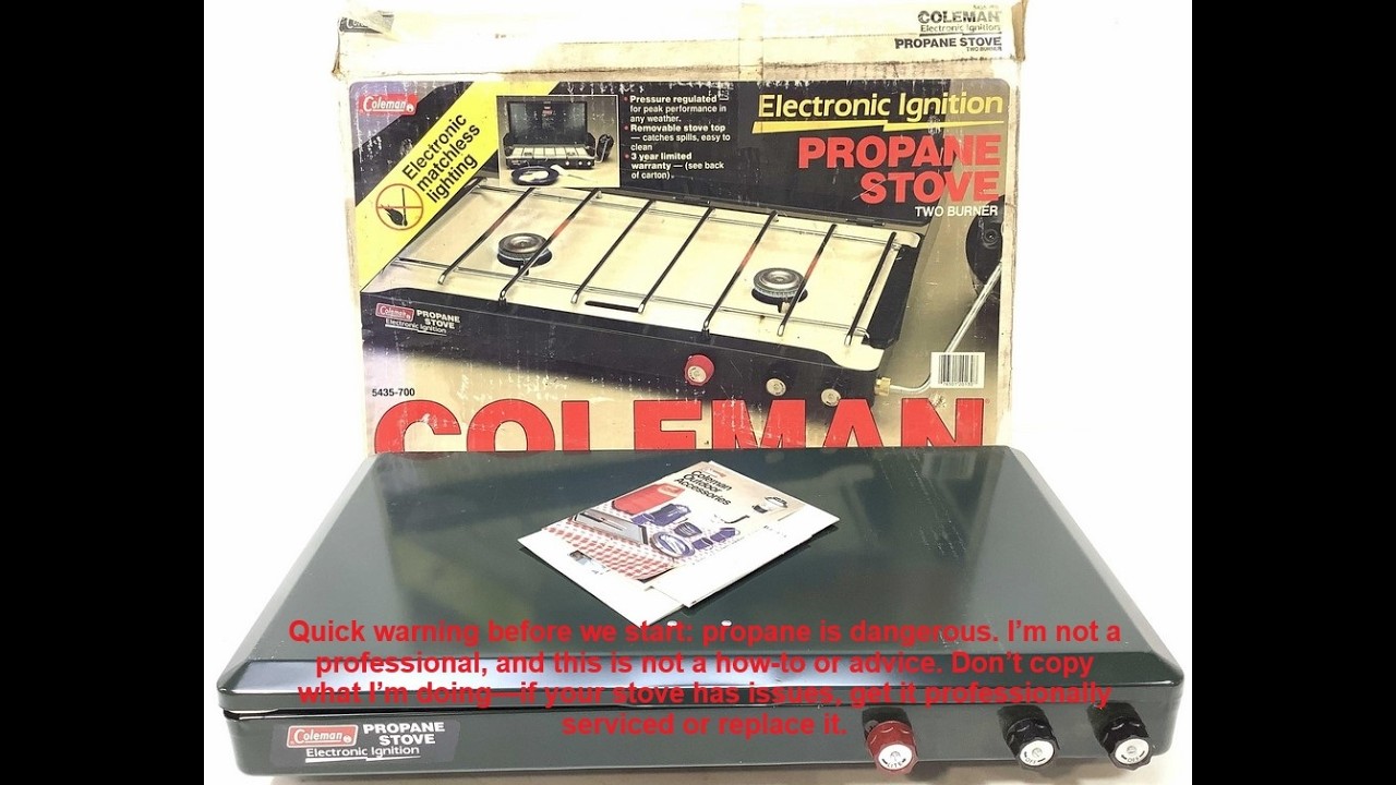 1980's Coleman Propane stove regulator fix