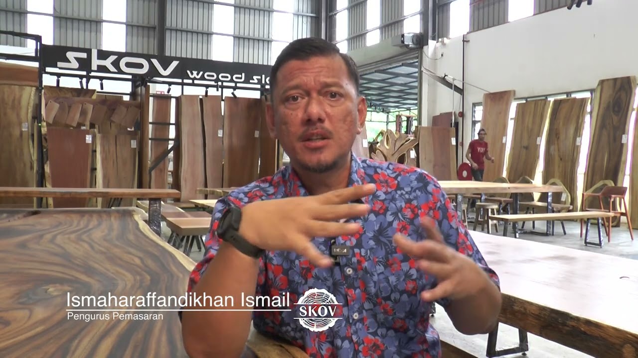 MetronewsBiz | SKOV Menjual Meja Wood Slab Ke Pasaran Global