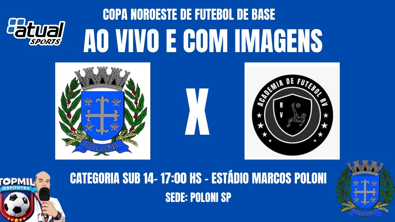 🏟️ COPA NOROESTE 2026 -POLONI X ACADEMIA RV 🛑 SUB 14