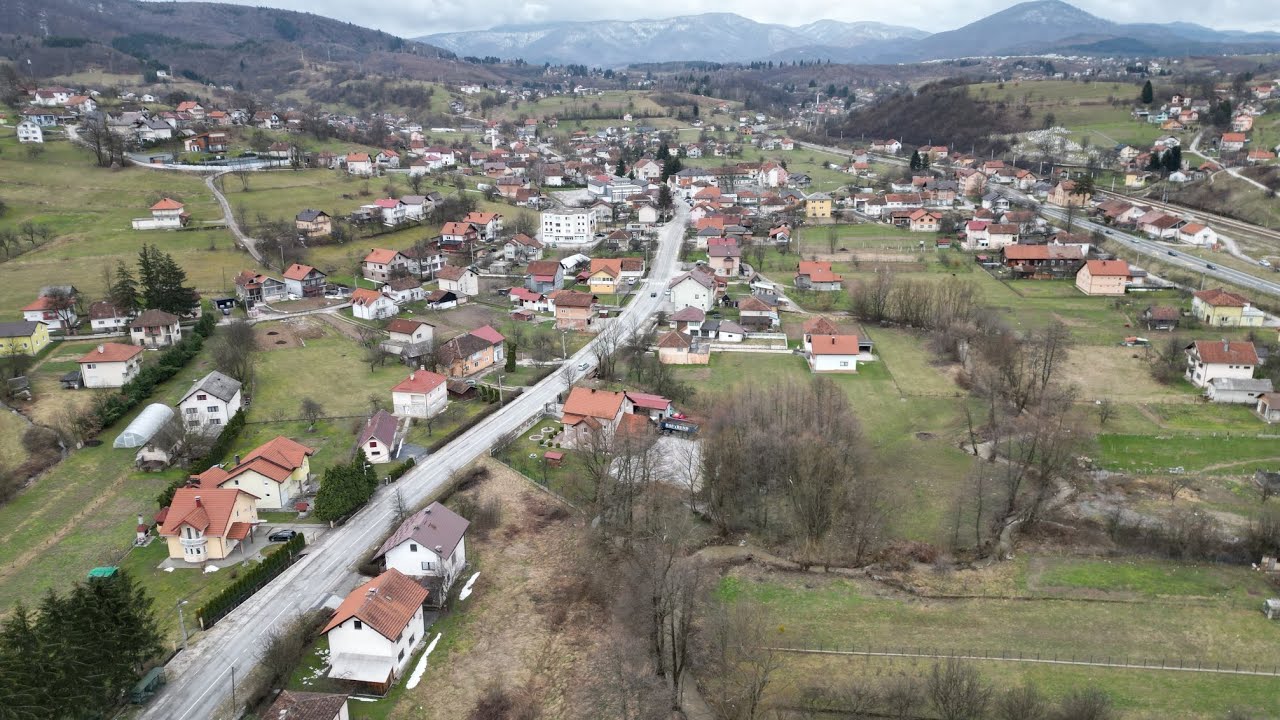 Općina Hadžići,  naselje Pazarić 11.03.2023 4K video