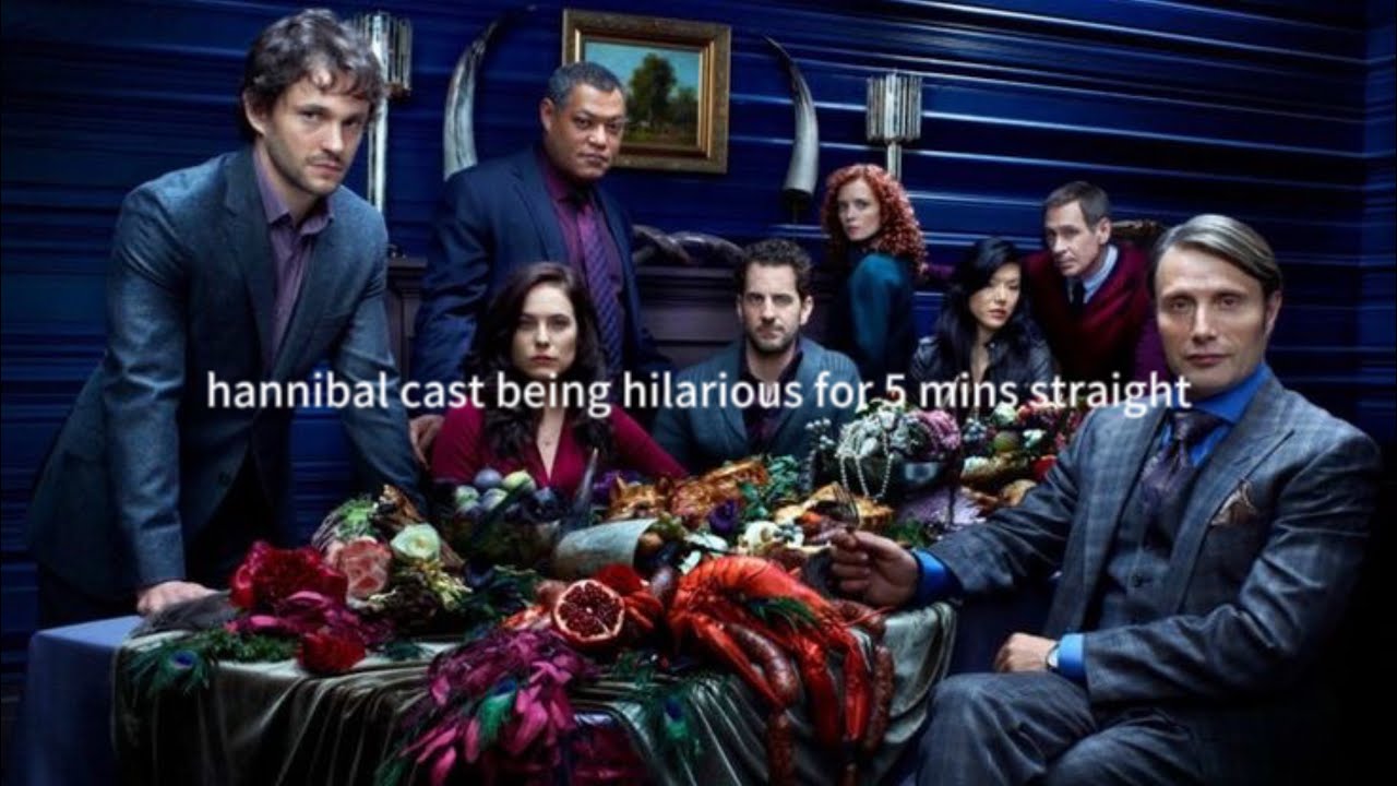 hannibal cast being HILARIOUS for 5 mins straight
