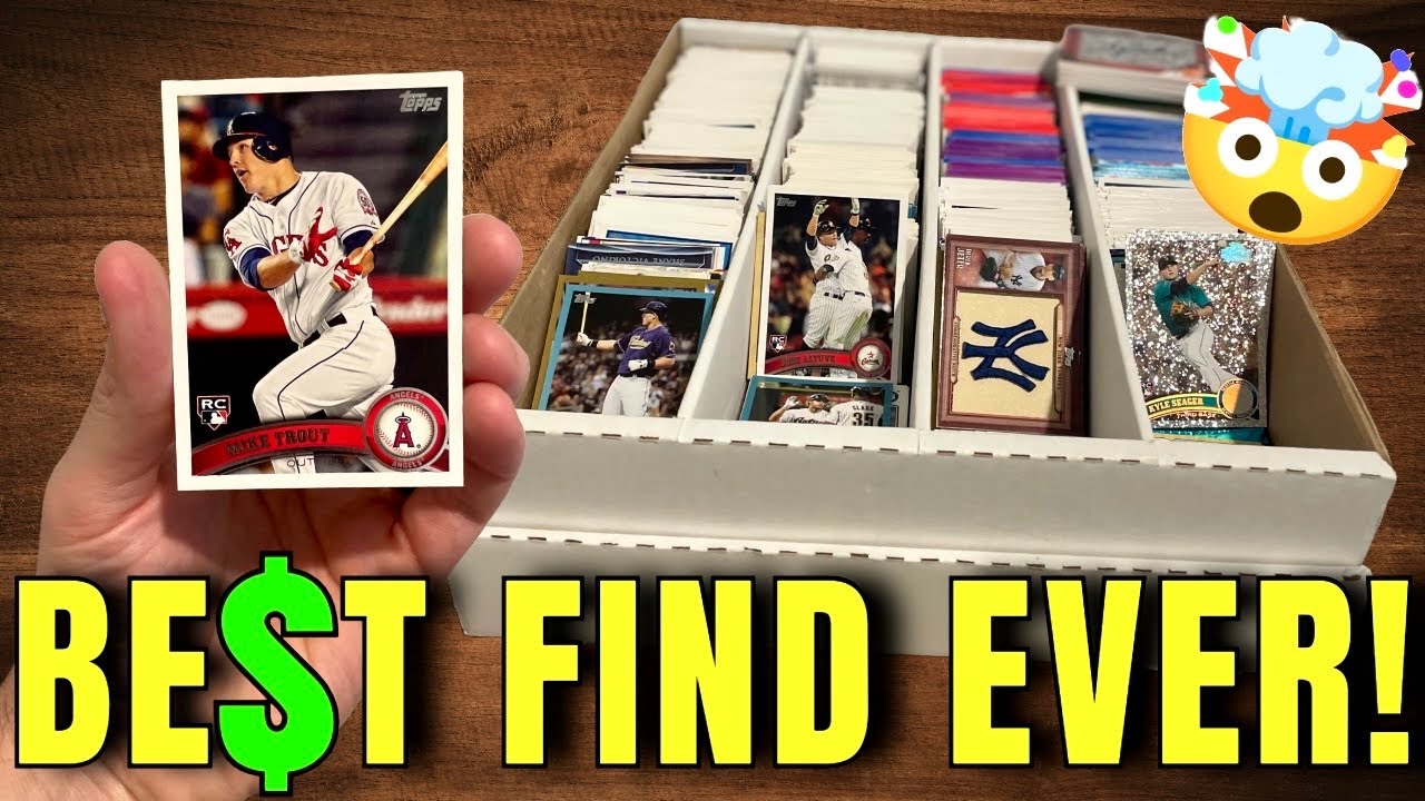 I BOUGHT $25 SPORTS CARDS BOX AT GOODWILL&hellip;BEST FIND EVER?!