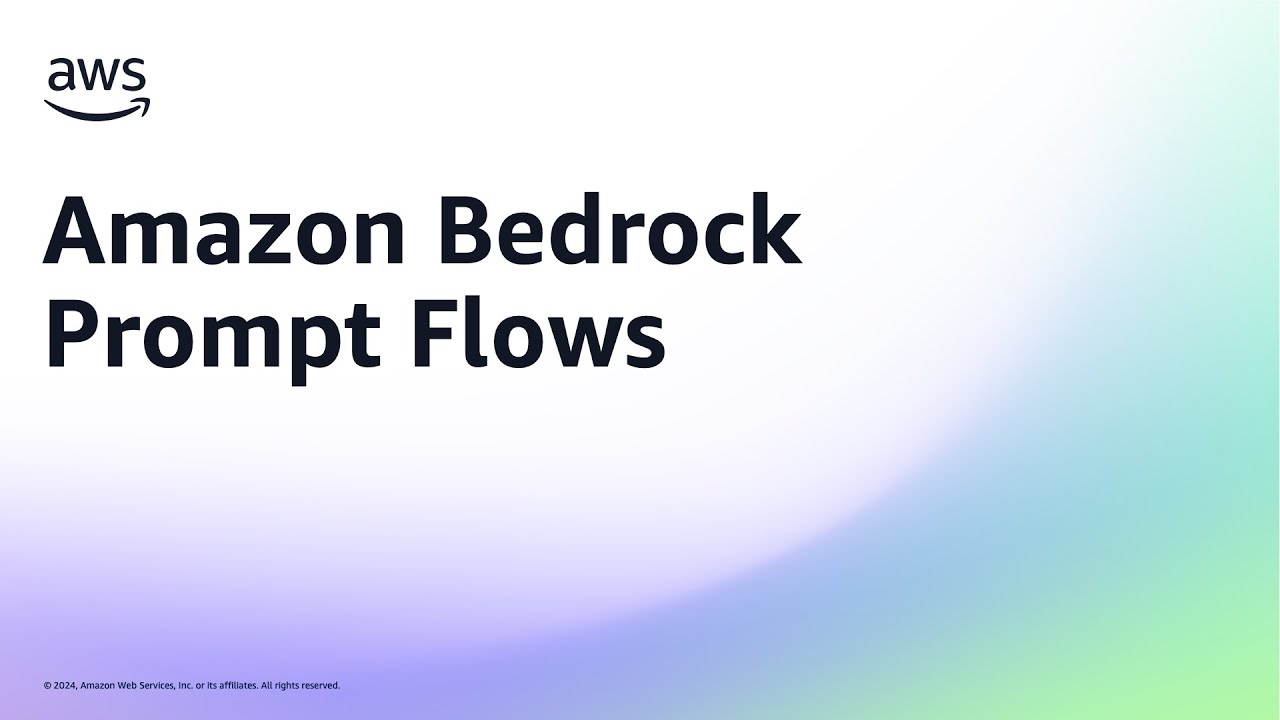 Demo - Amazon Bedrock Prompt Flows | Amazon Web Services