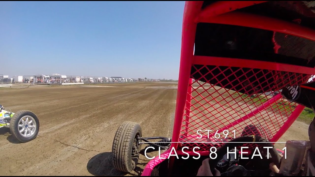 Scunthorpe Autograss - Class 8 Heat 1 - 21 04 19 - Onboard ST691 Zack Yeardley