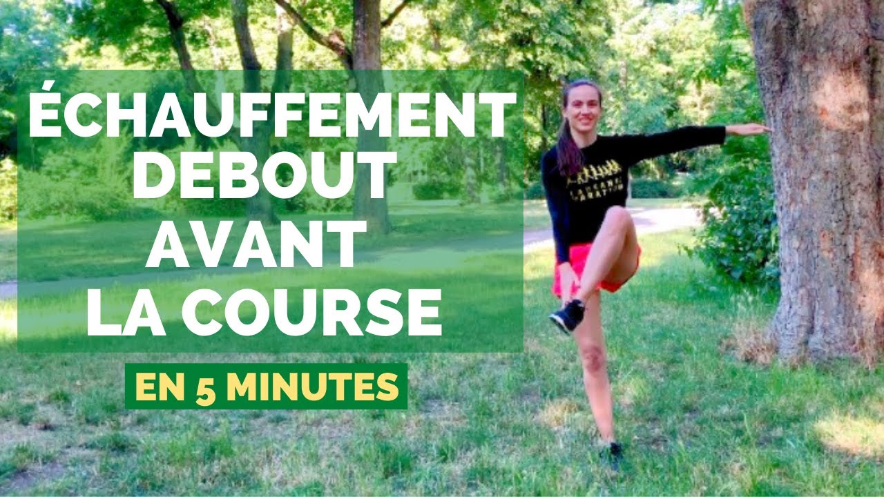 Étirements AVANT DE COURIR en 5 minutes – Yoga échauffement debout pour les coureurs
