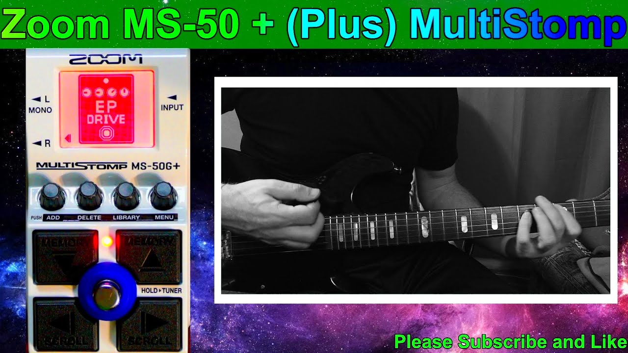 ZOOM MS-50G+(Plus) Factory Pressets 001-050 / In Amp