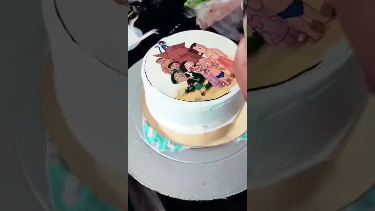 how to apply sugar sheets/photo print on cake -part 1 #photoprintcake #sugarsheet #learnbaking #cake