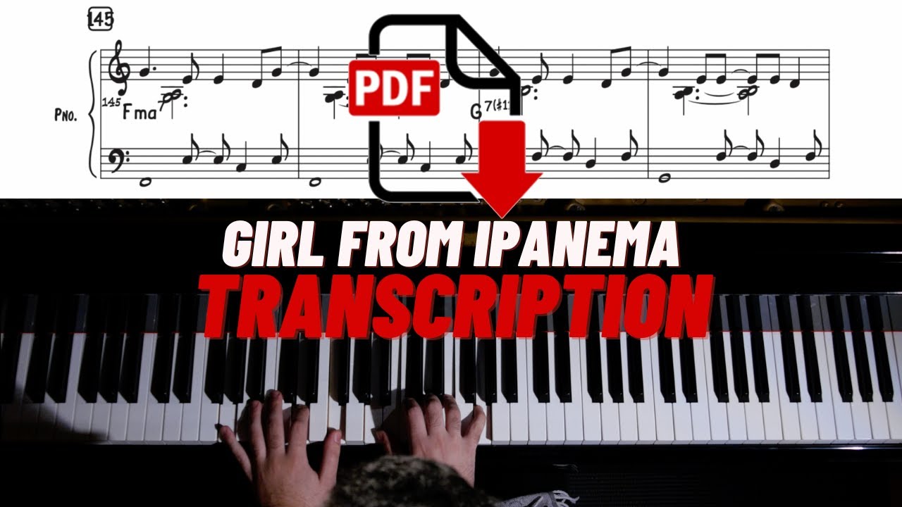 Bijan Taghavi - Transcription - Girl From Ipanema (Solo Piano)