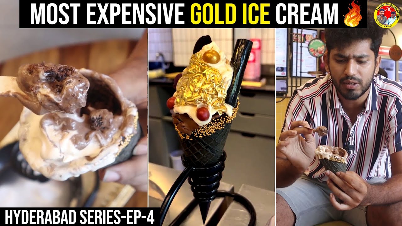 Most expensive gold ice cream 🤯 | Hyderabad Series Episode - 4 | Food Impramation