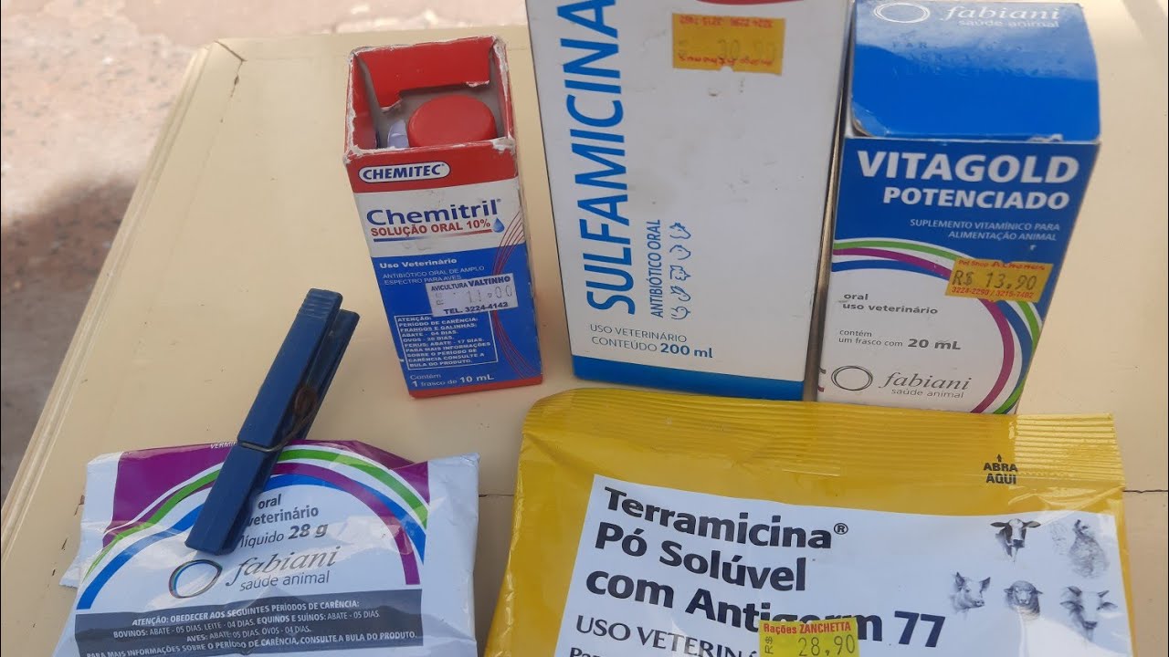 Remédios que nós usamos pra nossas aves , mais presente de uma inscrita 🥰