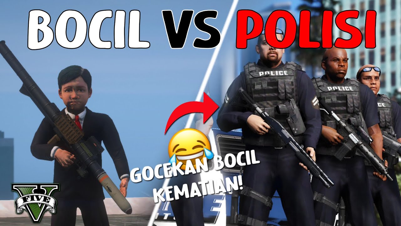 BOCIL KEMATIAN VS POLISI - | GTA 5 ROLEPLAY INDONESIA