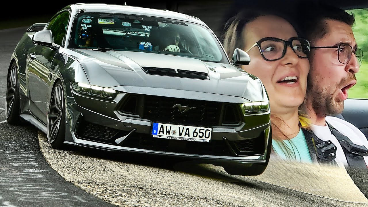 INSANE CORNER SPEEDS BLEW HER AWAY! VA Mustang DH // Nürburgring
