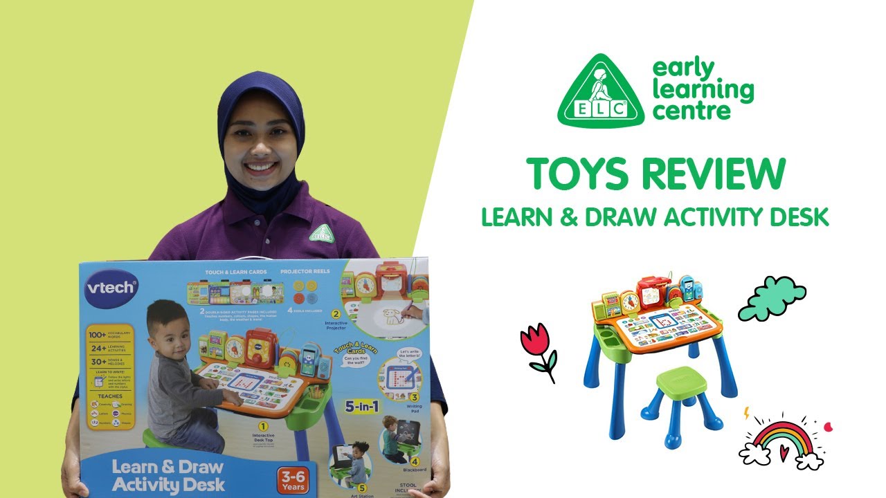 Early Learning Centre - Toys Review: Learn & Draw Activity Desk