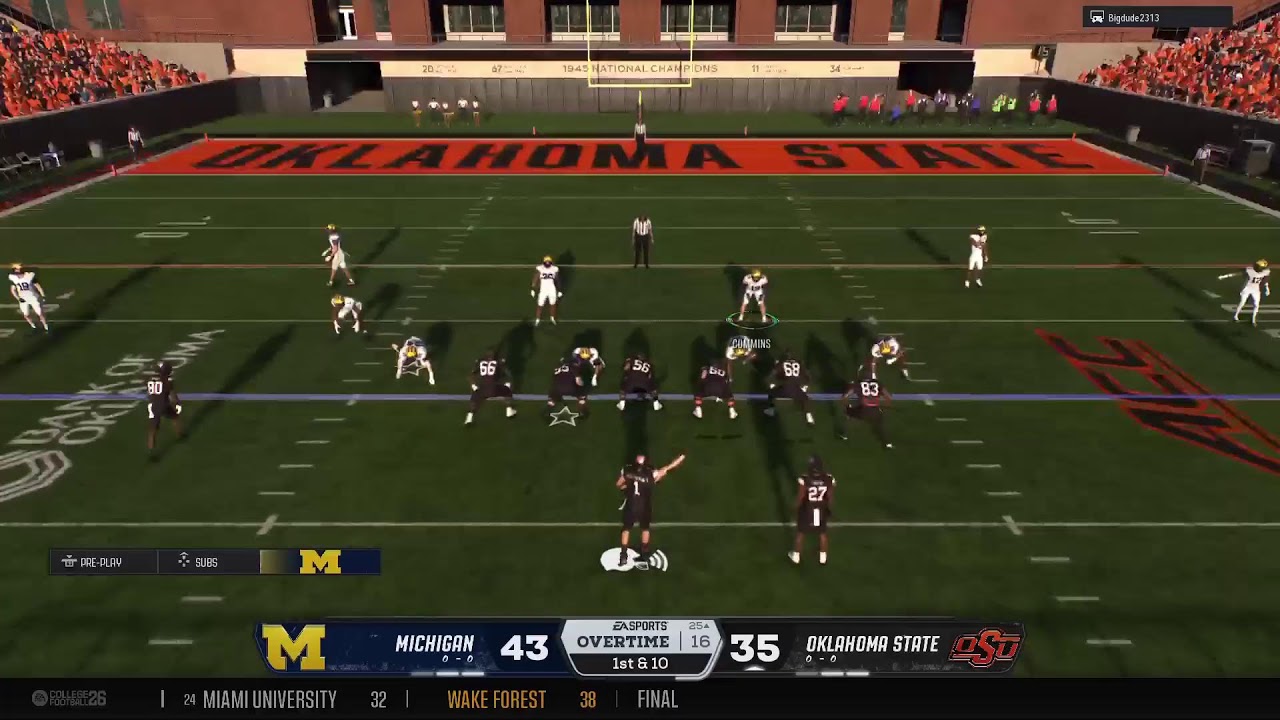Michigan vs Oklahoma St