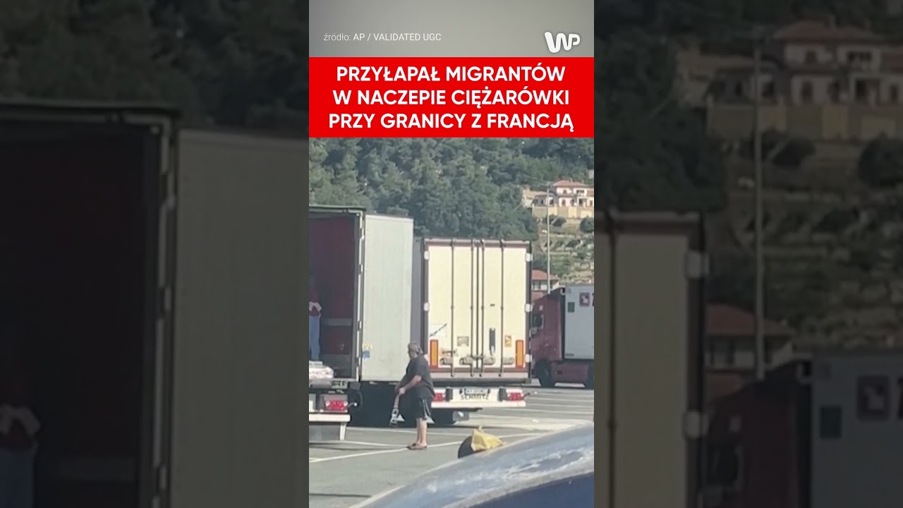 Kierowca przyłapał nielegalnych migrant&oacute;w