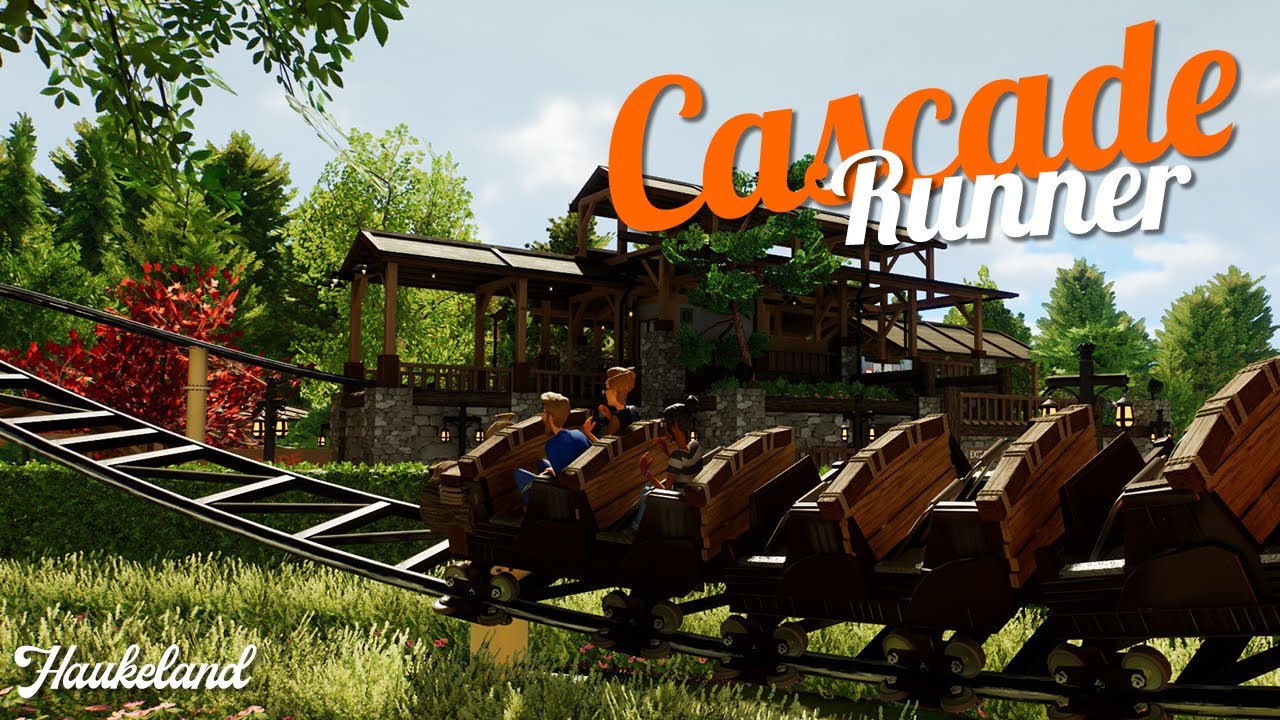 Cascade Runner - Planet Coaster 2 - Timelapse + POV + Blueprint