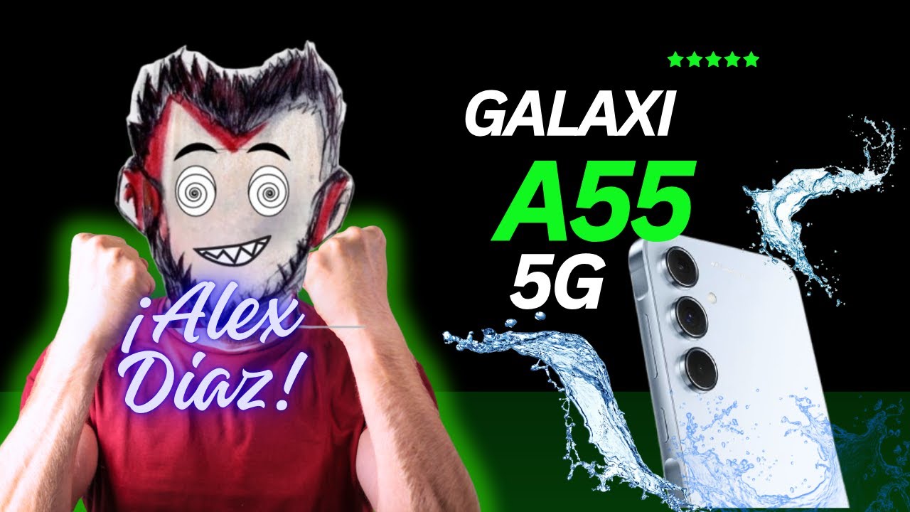 vistazo al galaxi a55 5g