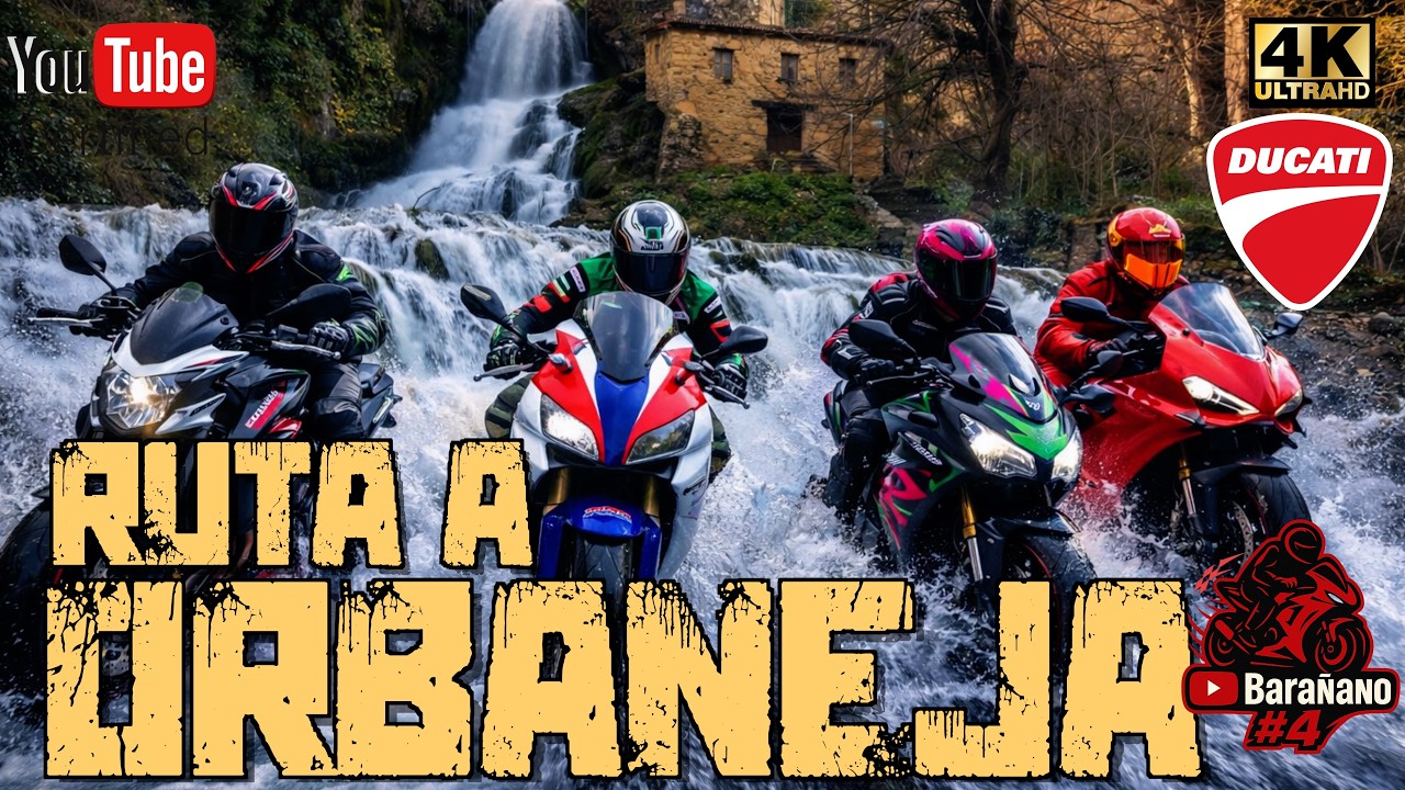 DUCATI Panigale V2: Ruta a ORBANEJA !!!! [4K]