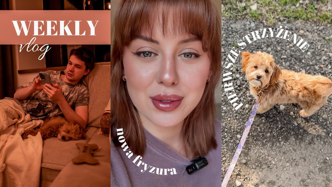 I CUT MY HAIR | RAMEN IN Ł&Oacute;DŹ | MOKKA'S FIRST HAIRCUT | WEEKLY VLOG