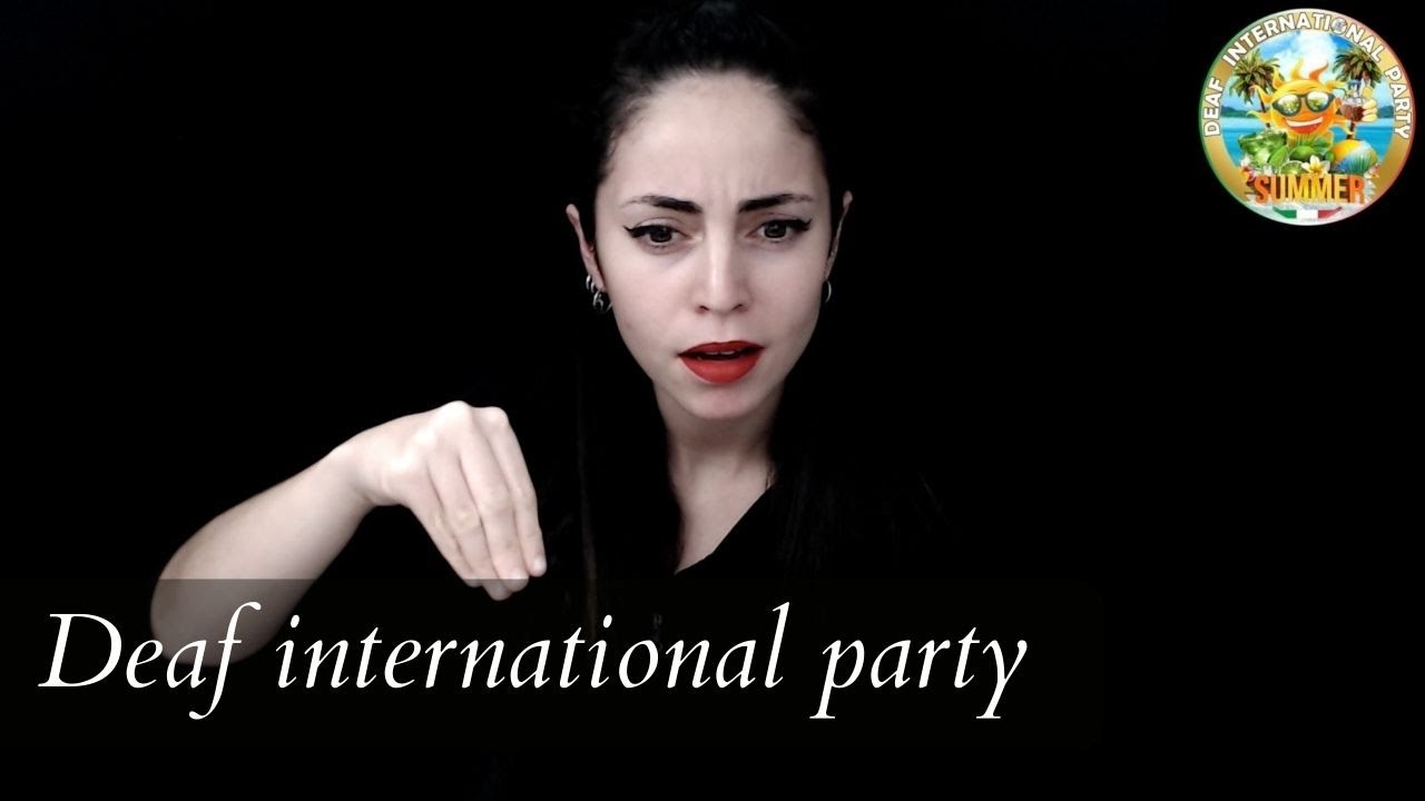 Program of the deaf international party festival in Salerno (Italy) 2022