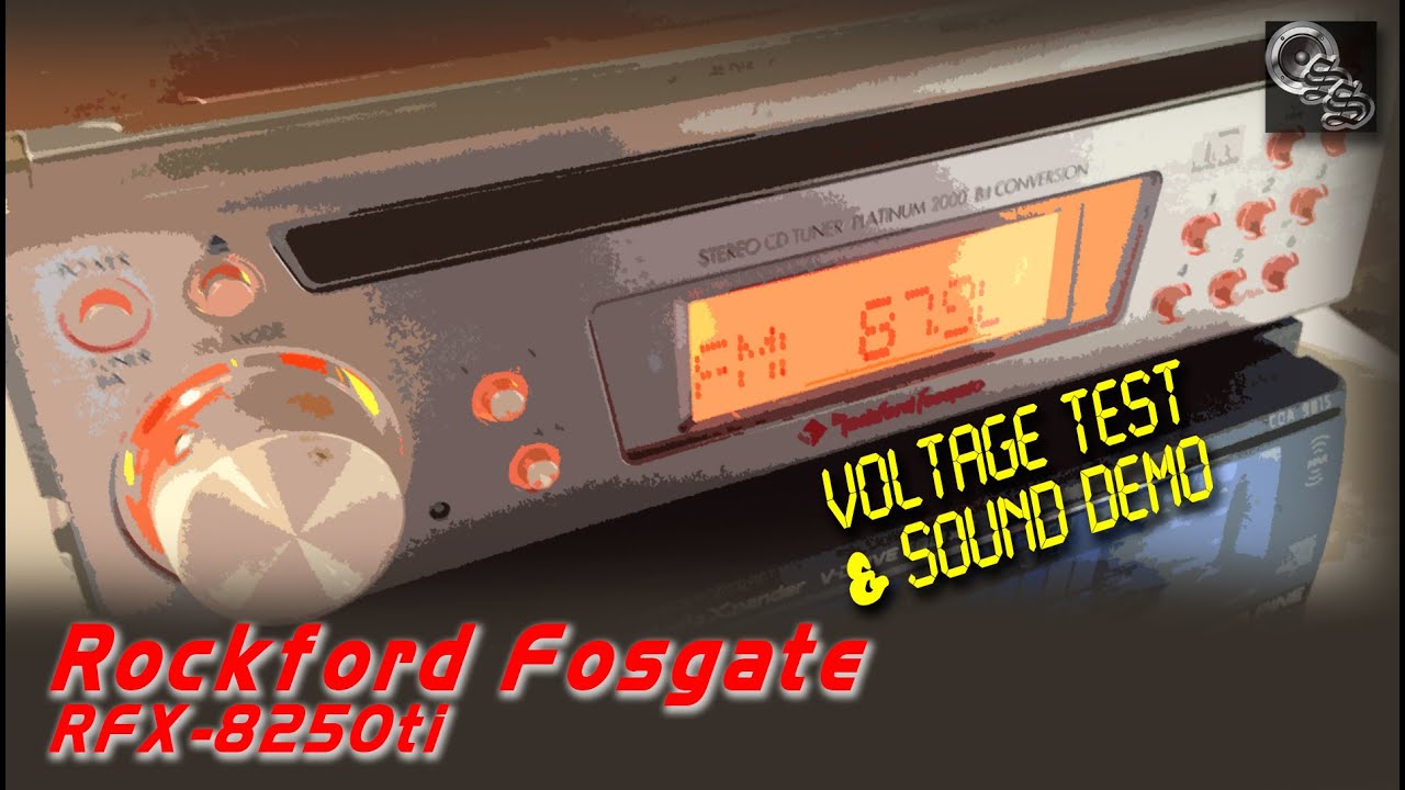 Rockford Fosgate Audiophile Head Unit Tested RFX-8250