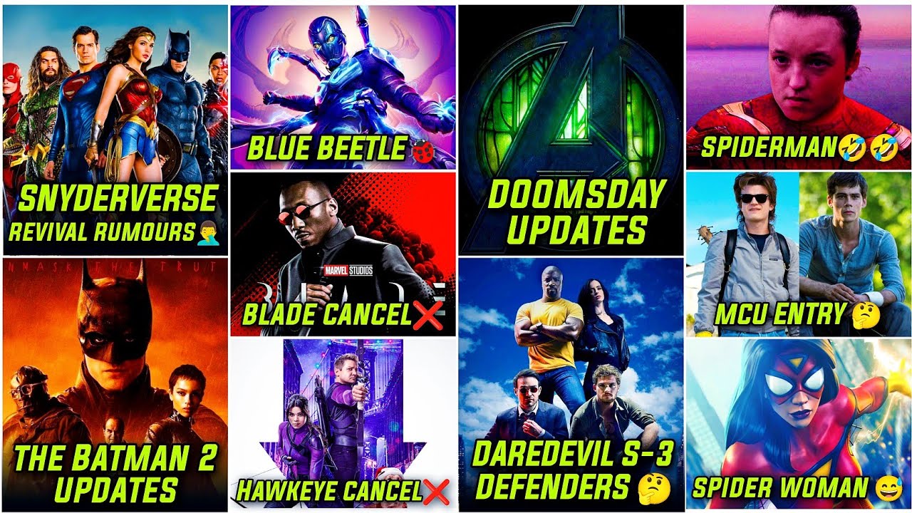 Avengers Doomsday : Daredevil S-3 : Snyderverse : The Batman 2 : Blade : Hawkeye S-2 : Marvel News