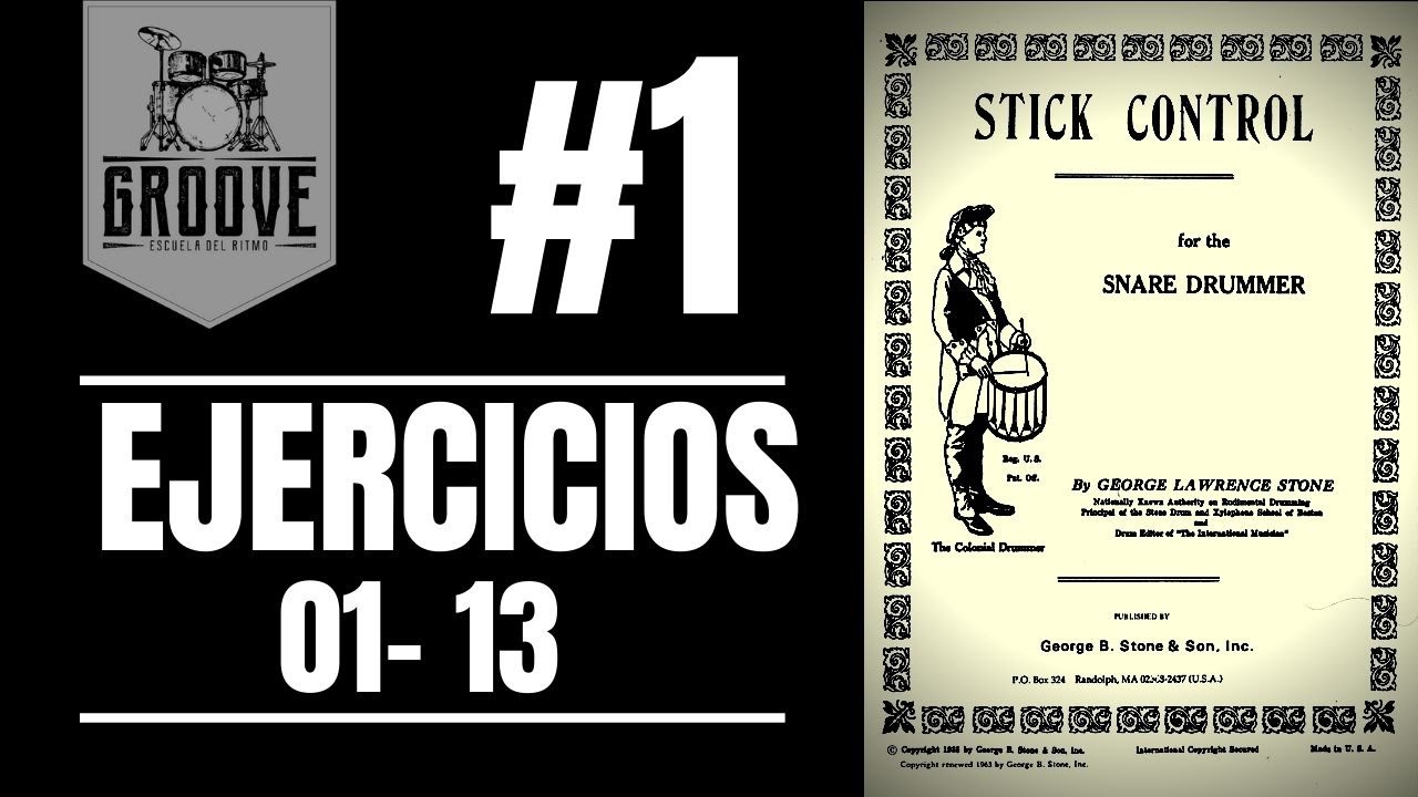 STICK CONTROL #1 (Ex 1-13) pag 5 🥢 | Rutinas para BATERISTAS
