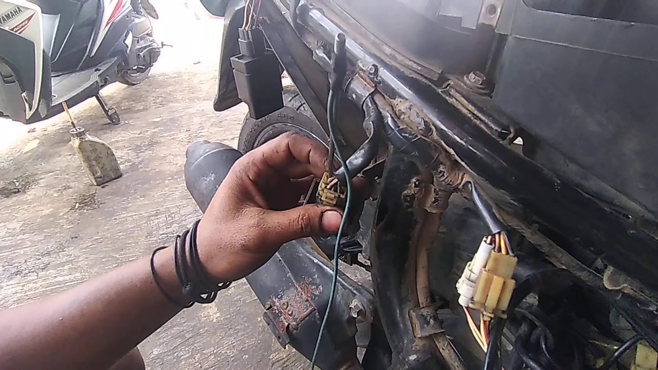 Cek pengapian motor mio