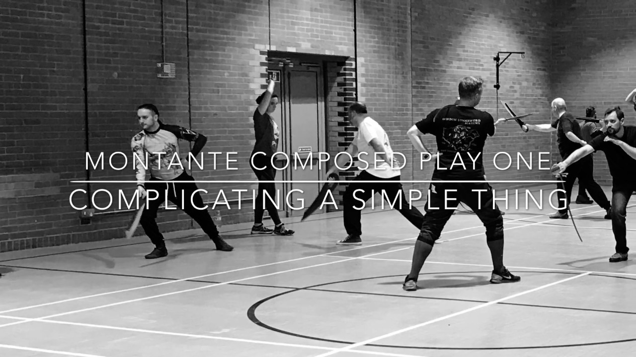 Montante making a simple thing complicated