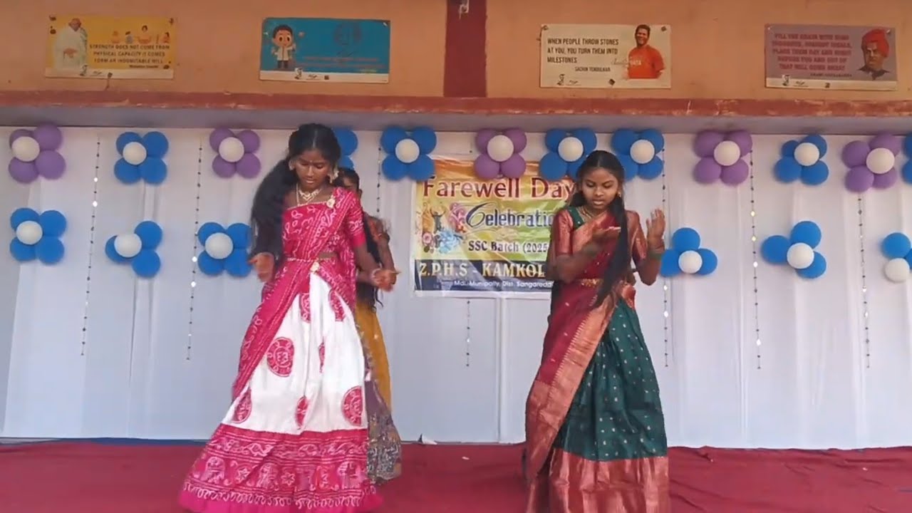 Farewell Day celebrations SSC (2025-26),ZPHS -KAMKOLE, TM
