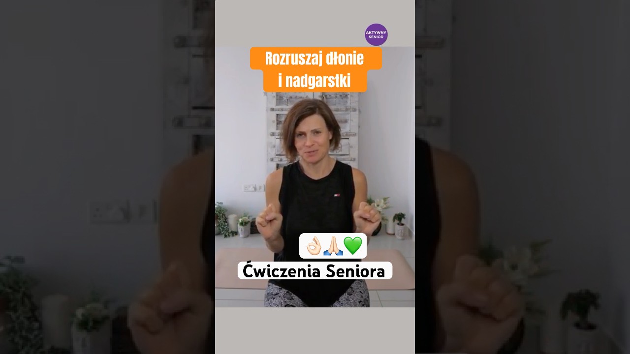 Ćwiczenia dłoni i nadgarstk&oacute;w dla senior&oacute;w &ndash; 1 minuta w domu 💜