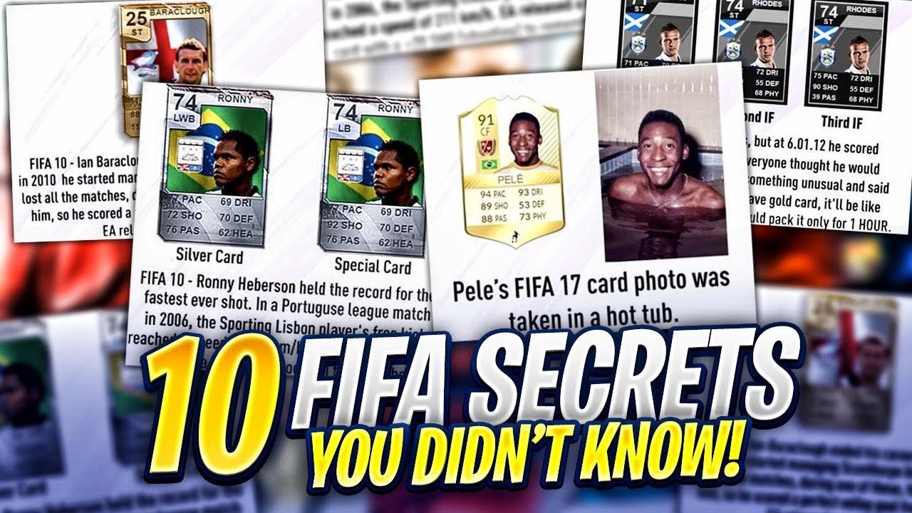 10 FIFA SECRETS YOU DIDN'T KNOW!