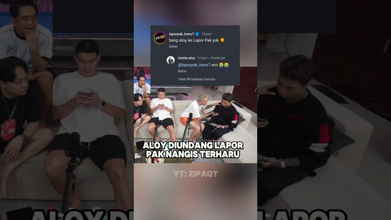 King Aloy Diundang Lapor Pak, Nangis Terharu 🥺🤙🏻 #marapthon2