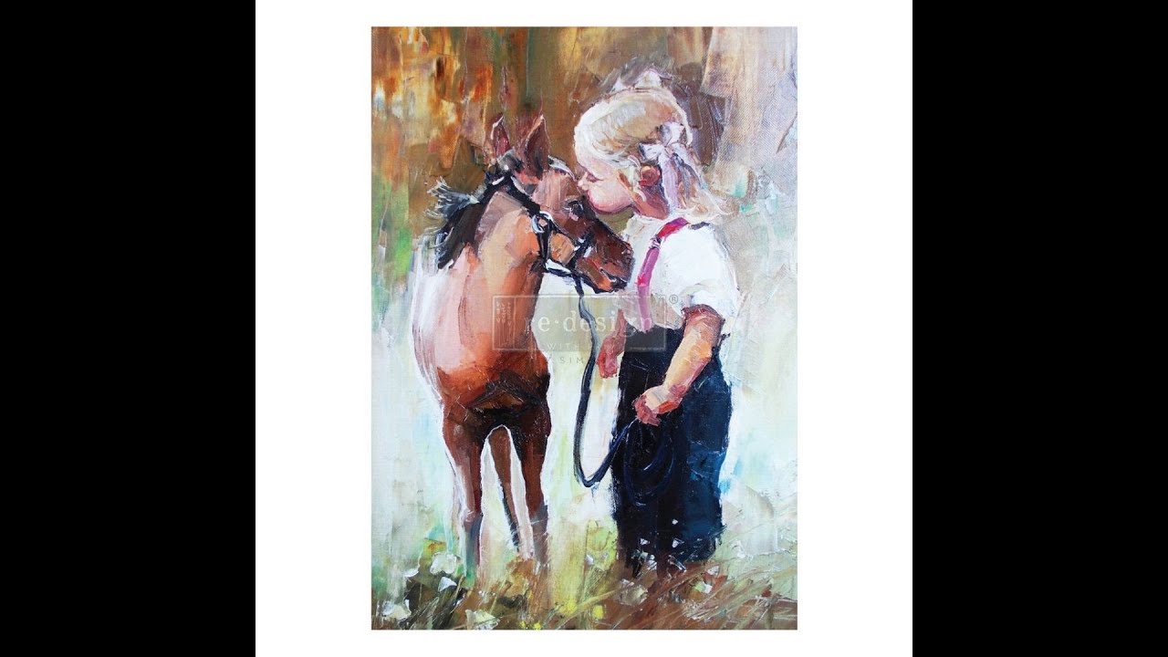 Decoupage on Canvas