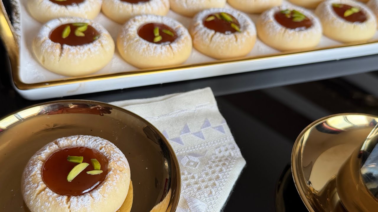  أسرع و ألذ صابلي بالمعجون sablés à la confiture 