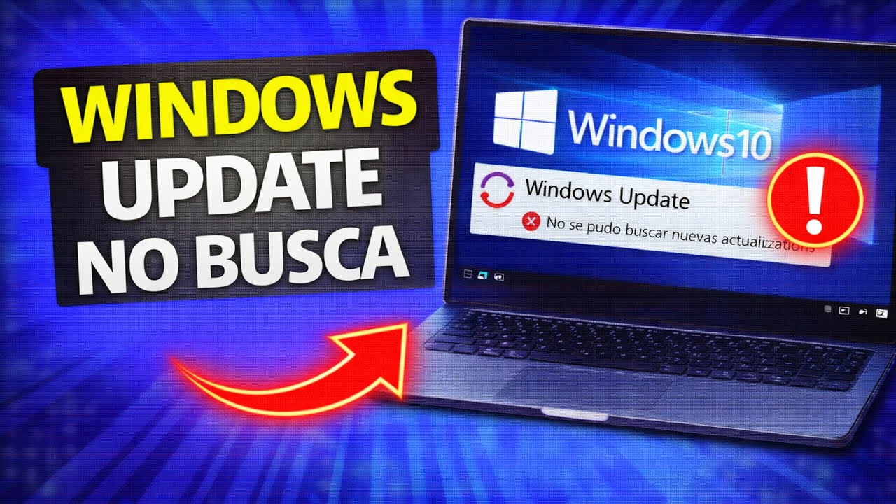 ✅COMO SOLUCIONAR QUE WINDOWS UPDATE NO PUEDE BUSCAR ACTUALIZACIONES