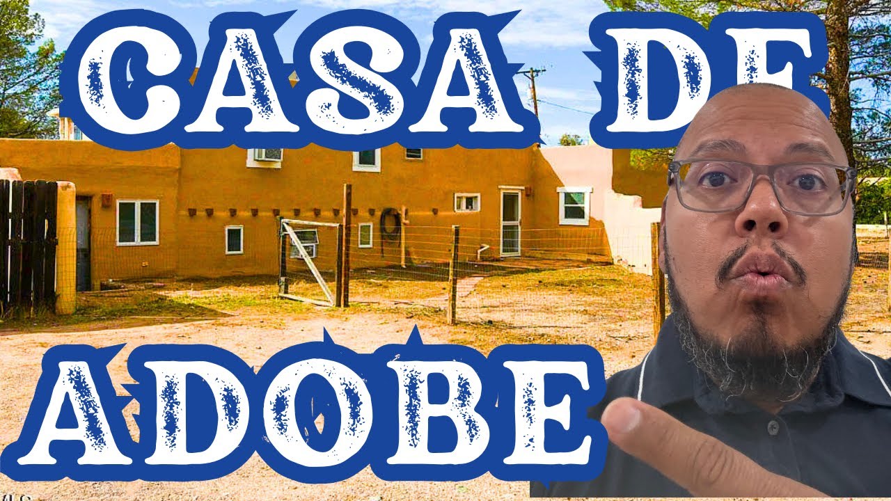 Casa de Adobe en Las Cruces NM | Más de 3,000 pies y 1 acre por Menos de $250,000