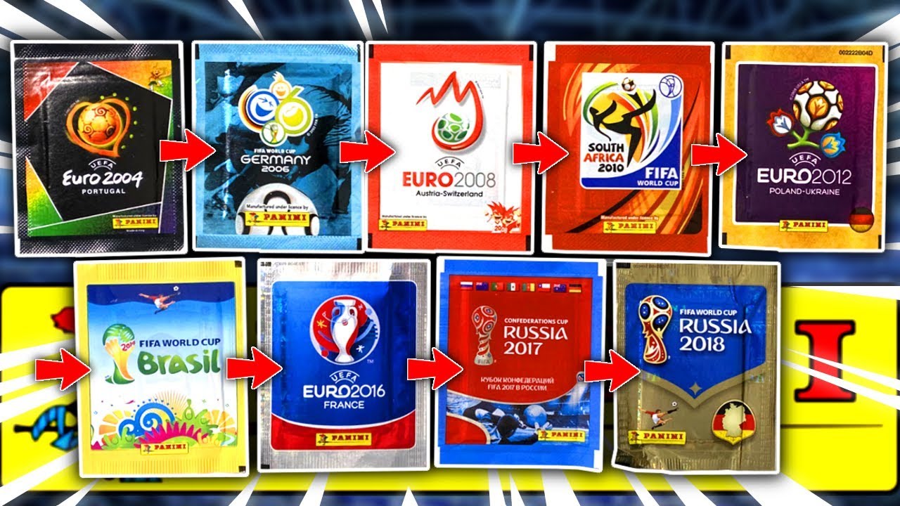 ALLE PANINI STICKER TÜTEN ÖFFNEN 2004 bis 2020 😱🔥