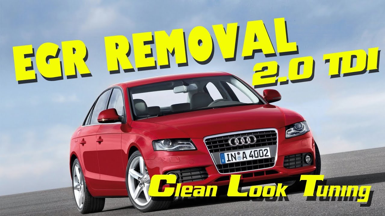 Audi A4 B8 2.0 CR Egr Throtle Valve and intake Removal