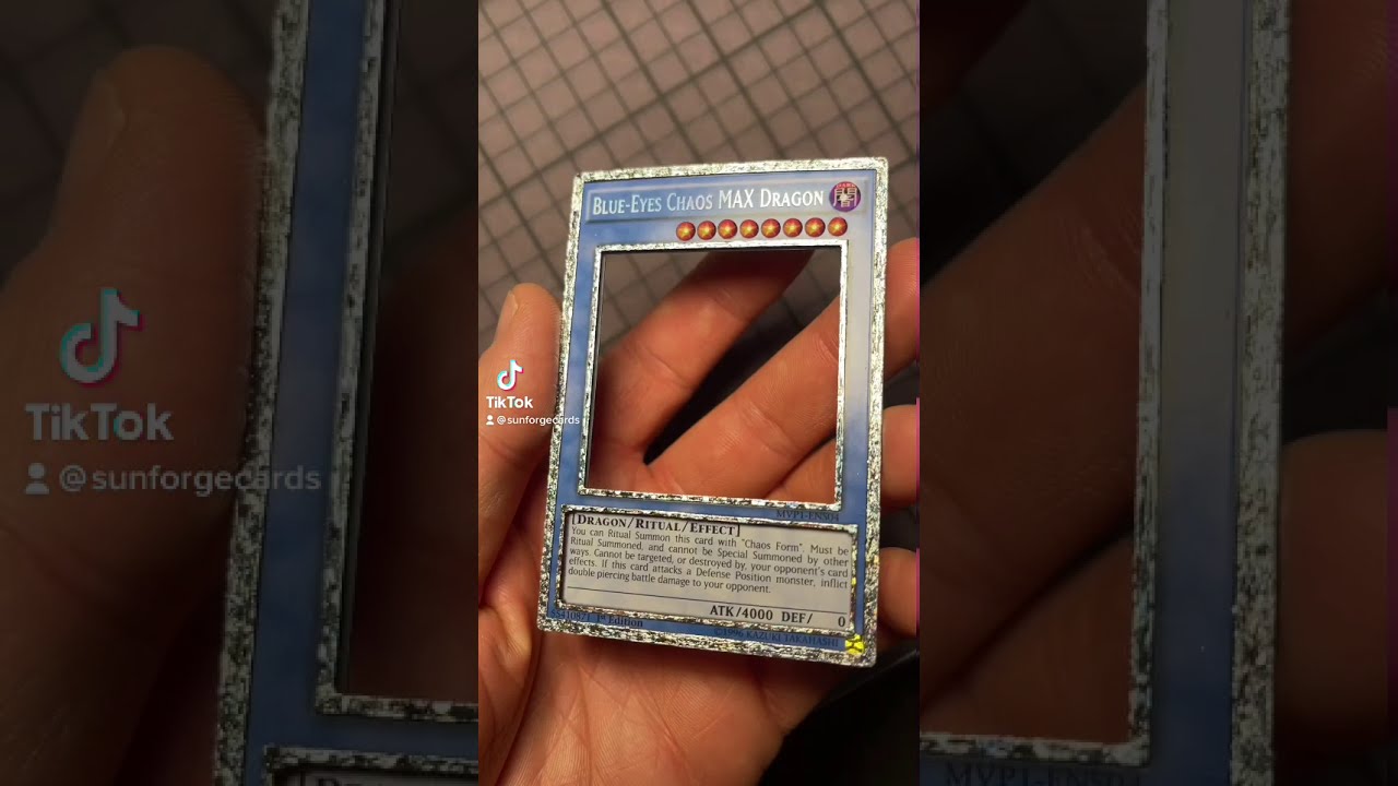 Making of: Blue-Eyes Chaos MAX Dragon - 3D #YuGiOh #Shadowbox #Shorts