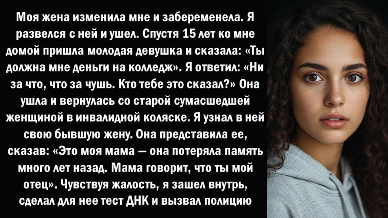 Моя жена изменила мне и забеременела  Я развелся с ней и ушел  Через 15 лет,