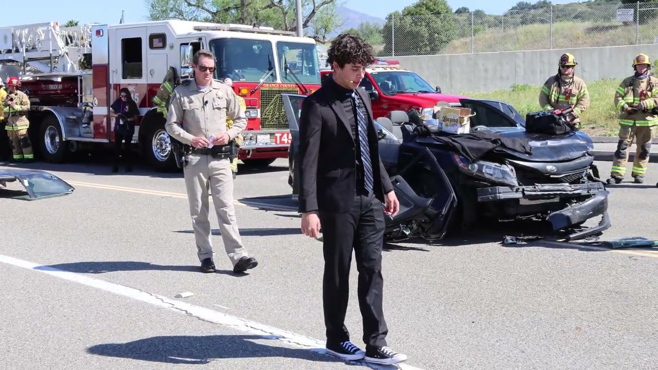 Mock DUI Crash at Tesoro High School presented by Friends Against Drinking and Driving - 4 of 5