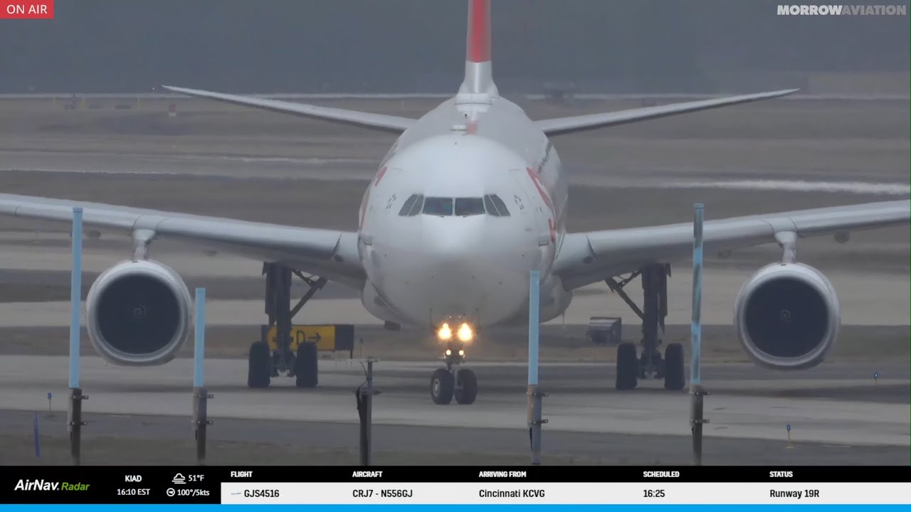 Plane Spotting LIVE 🔴 IAD Washington Dulles International | 3-6-2026