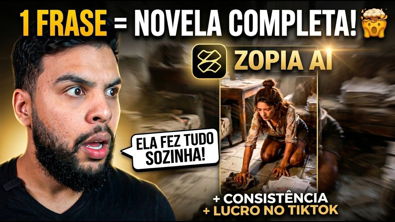 🚀 NOVA IA CRIA Novelas Completos com 1 frase em 10 minutos (sem editar)